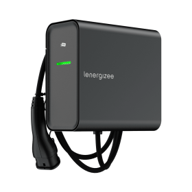 LENERGIZEE BUSINESS PREMIUM OCPP 7.4kW cable 5m  graphite mat RAL7016