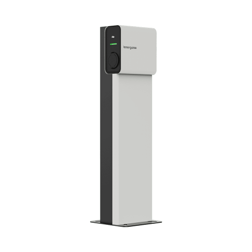 Leg for charger LENERGIZEE 1200mm white, black RAL9016/9005 matte