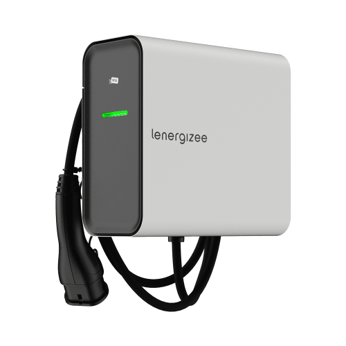 LENERGIZEE HOME RFID 11kW cable 5m white mat RAL9016