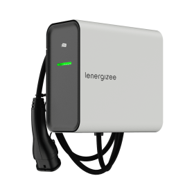 LENERGIZEE HOME RFID 7.4kW cable 5m white mat RAL9016