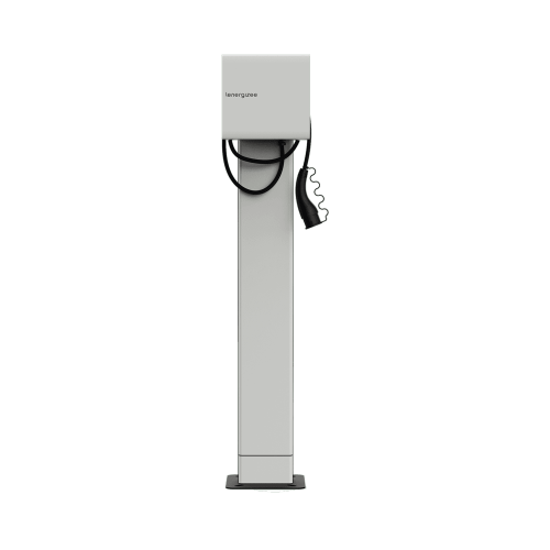SET LENERGIZEE HOME BASIC 22kW cable 5m white matt RAL9016 ON LEG + TERMINAL BOX + Foundation