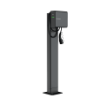 SET LENERGIZEE HOME RFID 22kW cable 5m graphite matt RAL7016 ON LEG + Foundation + TERMINAL BOX