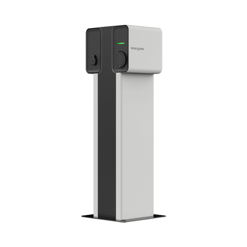 Leg for charger LENERGIZEE 1200 double grey. black RAL7047/9005 matt