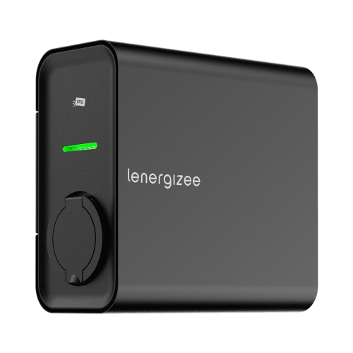 LENERGIZEE BUSINESS PREMIUM OCPP 22kW socket black mat RAL9005