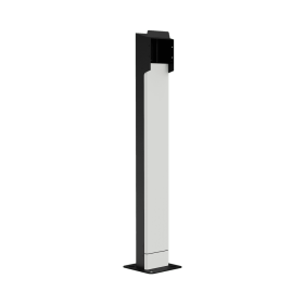 LENERGIZEE charger leg white, black RAL9016/9005 matte