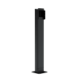 LENERGIZEE charger leg graphite, black RAL7016/9005 matte