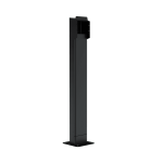 LENERGIZEE charger leg graphite, black RAL7016/9005 matte