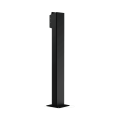 LENERGIZEE charger leg graphite black RAL7016/9005 mat + TERMINAL BOX