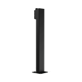 LENERGIZEE charger leg grey, black RAL7047/9005 mat + TERMINAL BOX