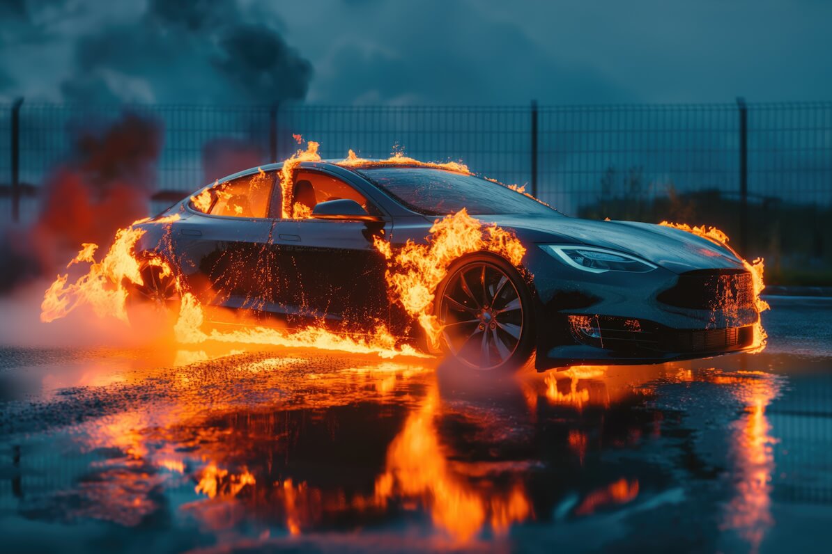 Fires in electric vehicles: Are they rarer than in combustion cars? Analysis and safety advice